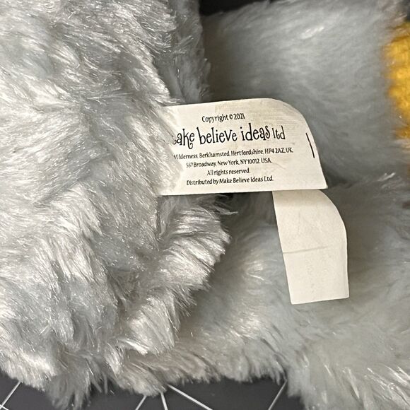 Make Believe Ideas Elephant Sensory Snuggables Plush Rattle And Crinkle Ears - Picture 3 of 7